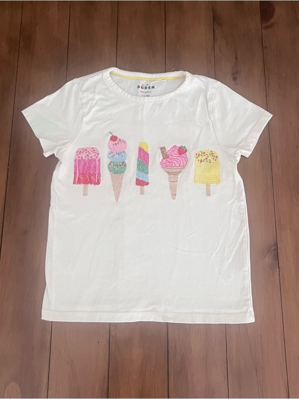 Mini Boden (7|8y) Ice Cream Tee - Picture 2 of 11